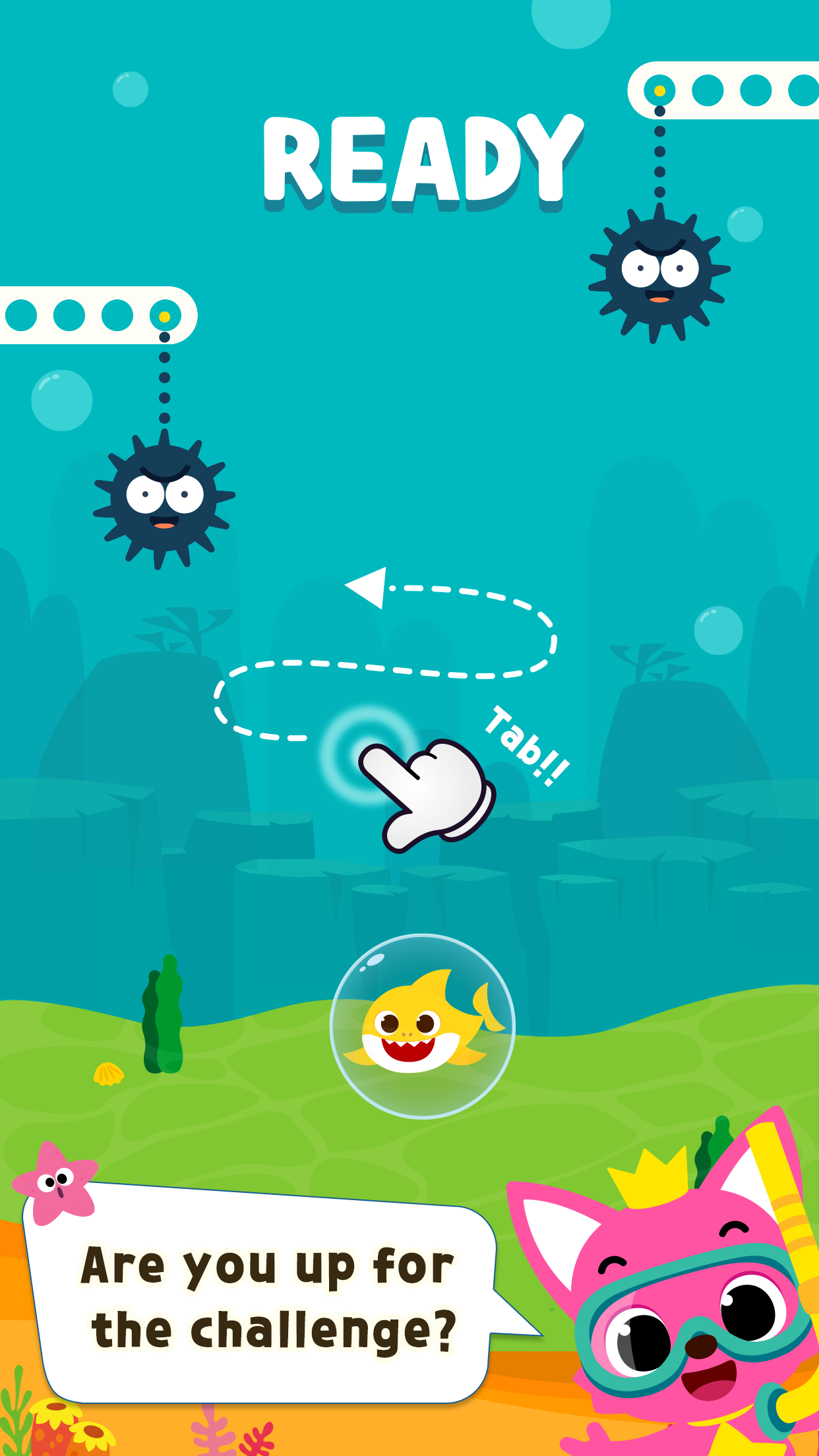 Baby Shark UP Game Screenshot