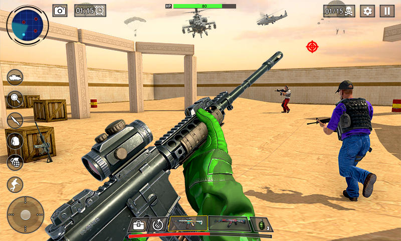 FPS War Game: Offline Gun Game ภาพหน้าจอเกม