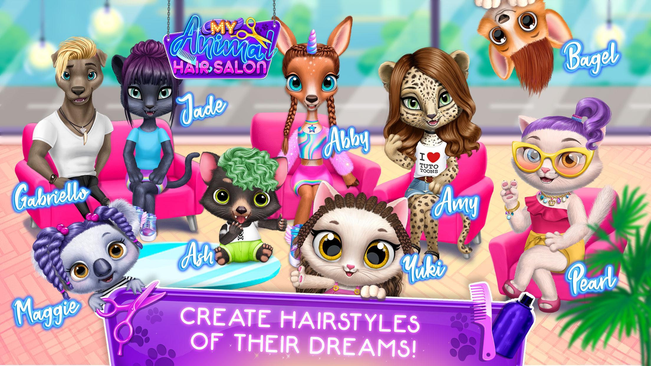 My Animal Hair Salon Game Screenshot