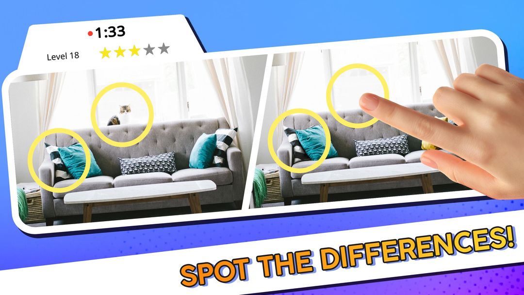 Screenshot of Spot the Difference: Find 10