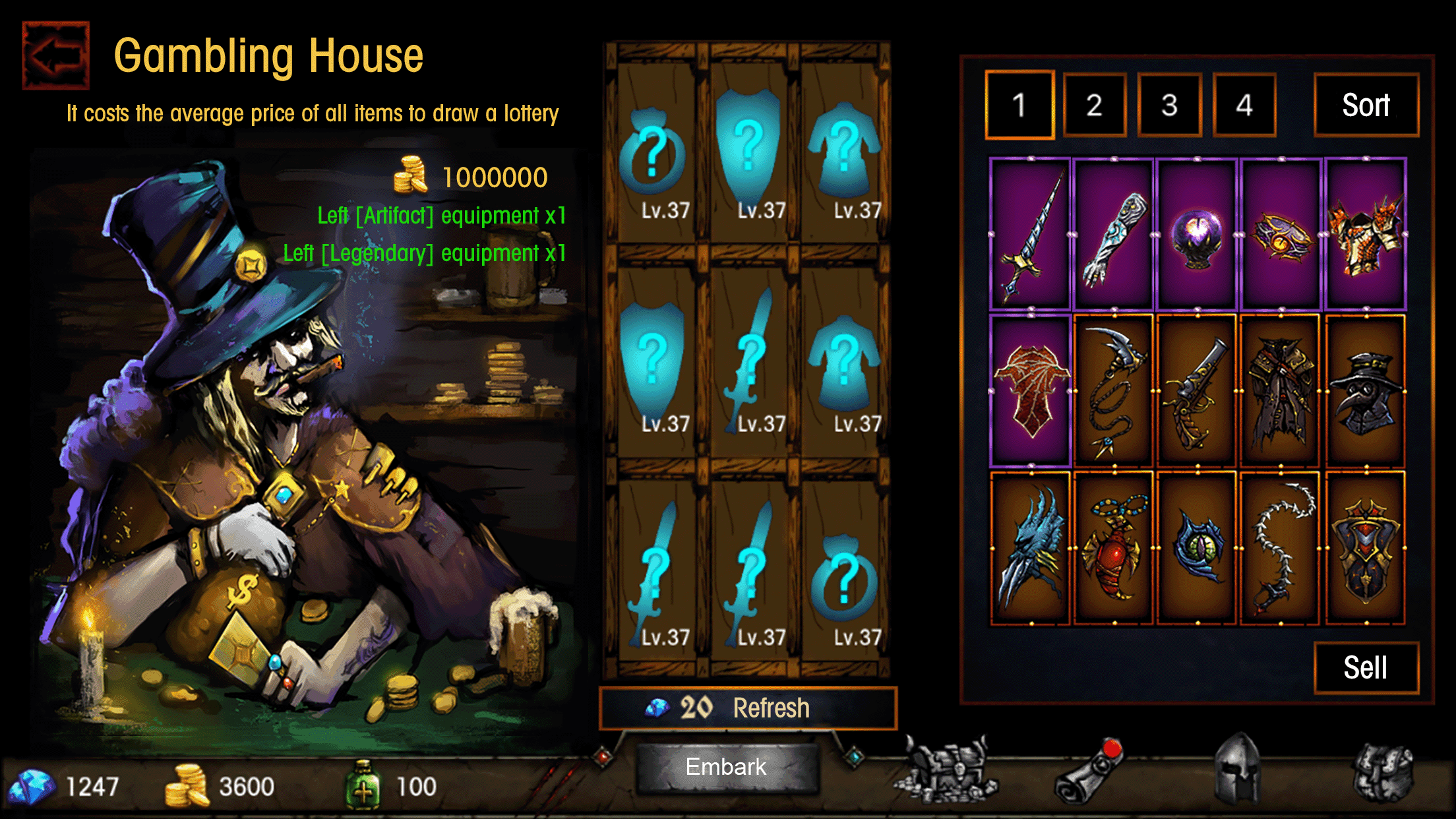 Dungeon Survival Game Screenshot