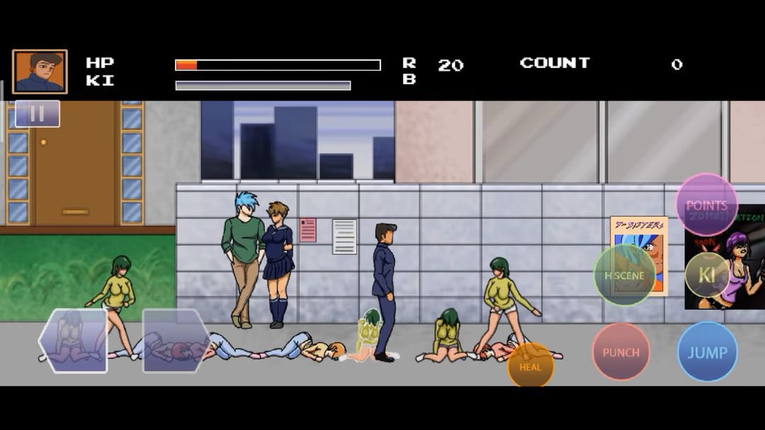 Screenshot of College Brawl Sim
