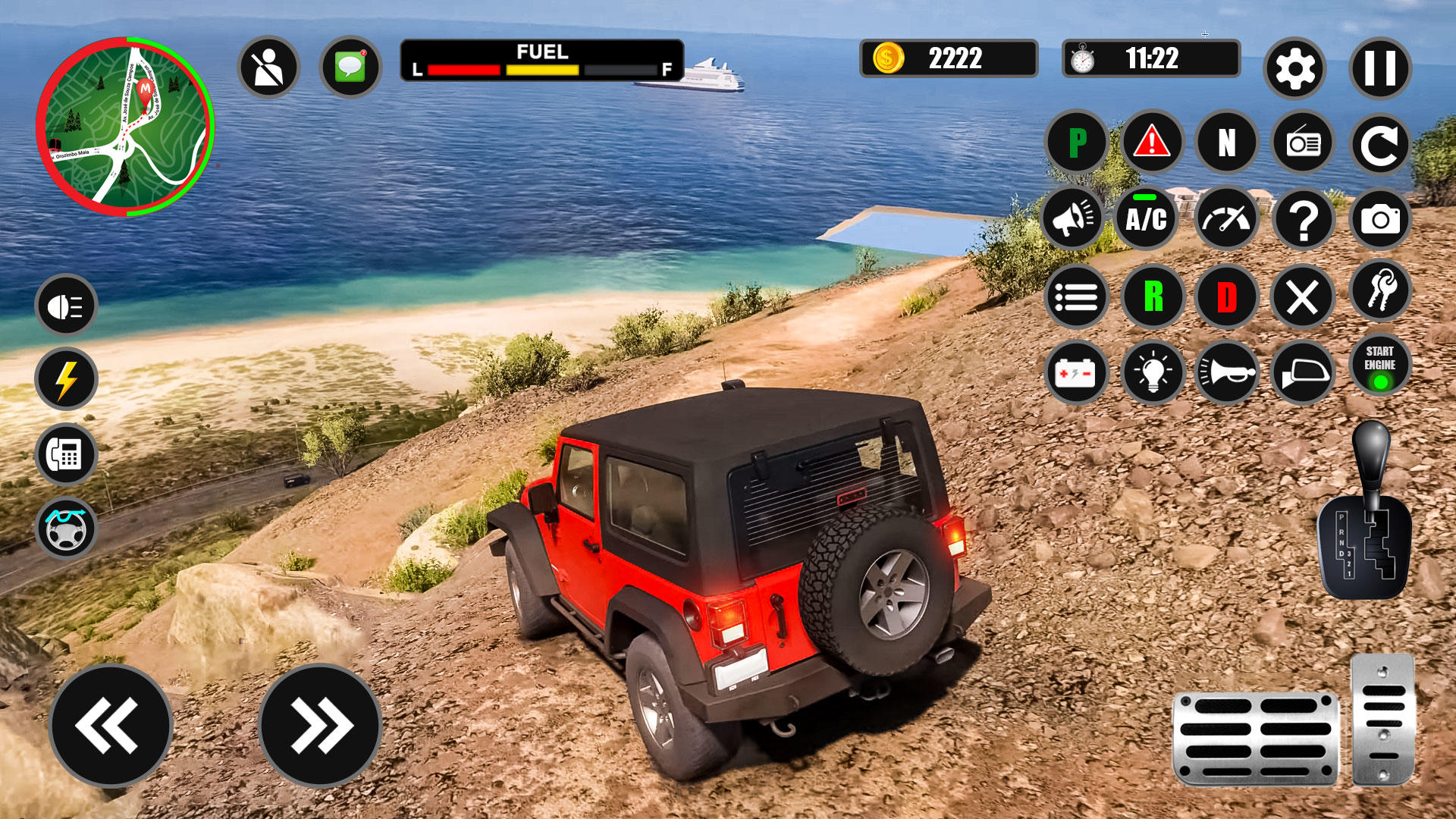 Screenshot 1 of Offroad-Jeep-Fahren 4x4-Spiele 2.1