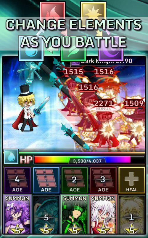 Screenshot of Gacha World