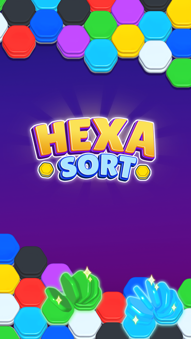 Captura de Tela do Jogo Color Hexa Sort Puzzle Game