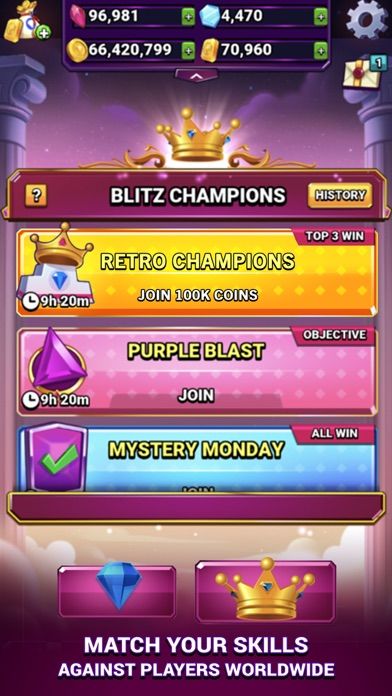 Screenshot of Bejeweled Blitz