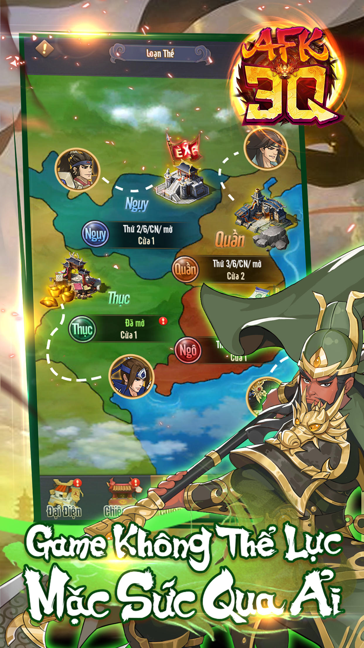 AFK 3Q - Đế Vương Thiên Hạ Game Screenshot
