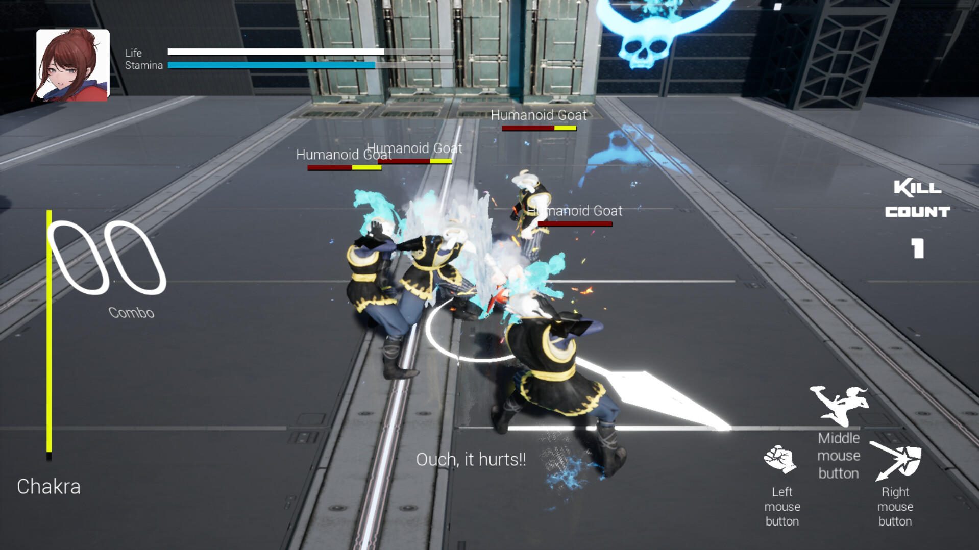 Action Fubuki screenshot game