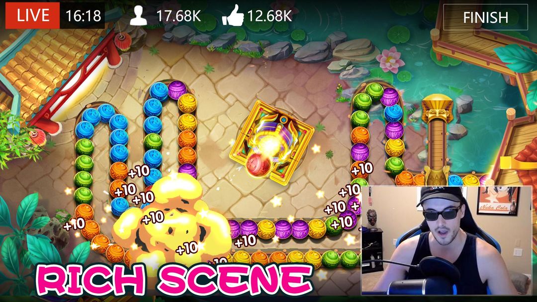 Screenshot of Marble Dash: Epic Lengend Game