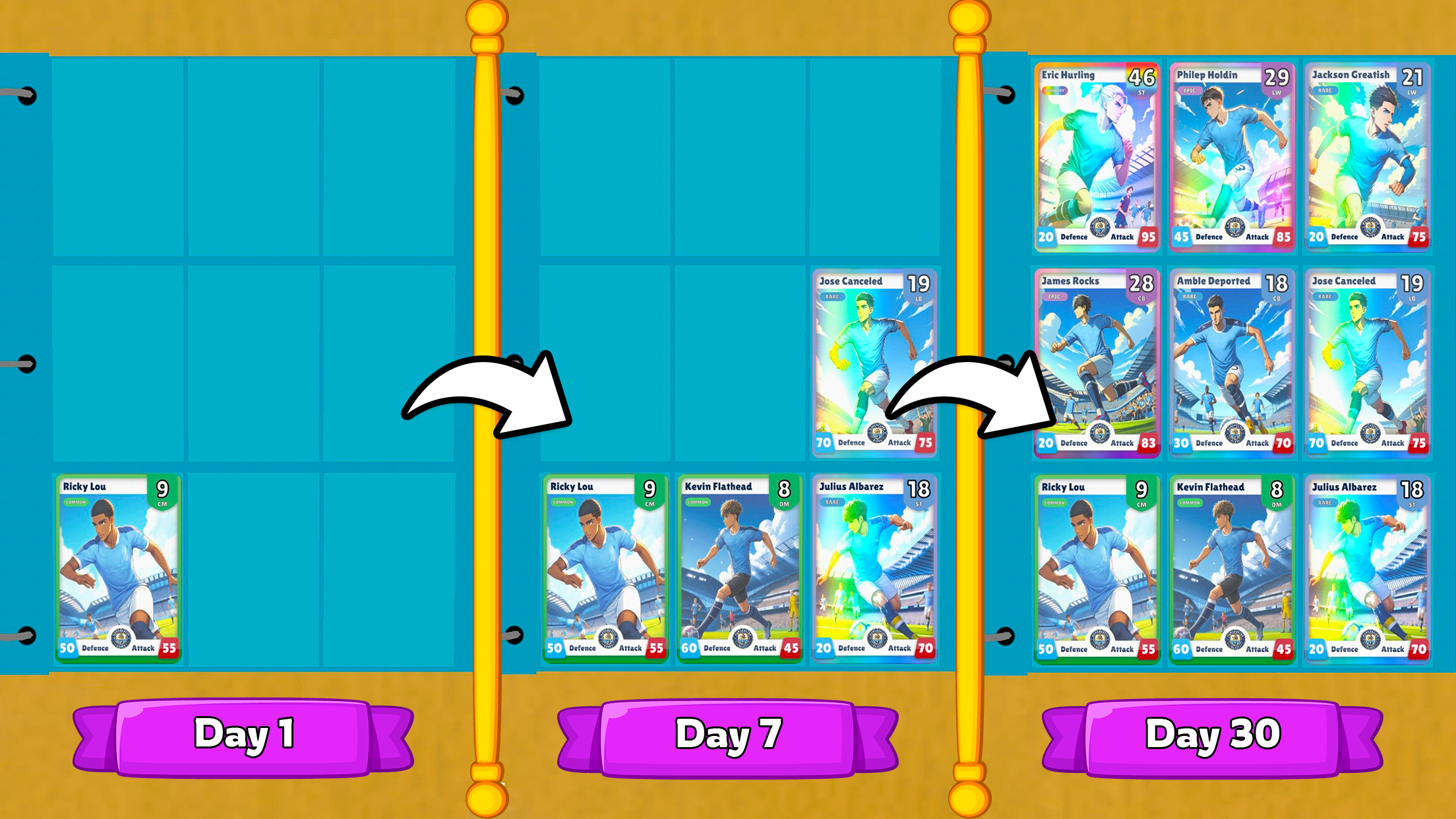 Football Stars: Card Collector Game Screenshot