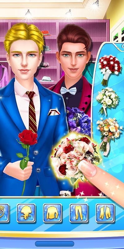 Cuplikan Layar Game High School PROM Night Salon