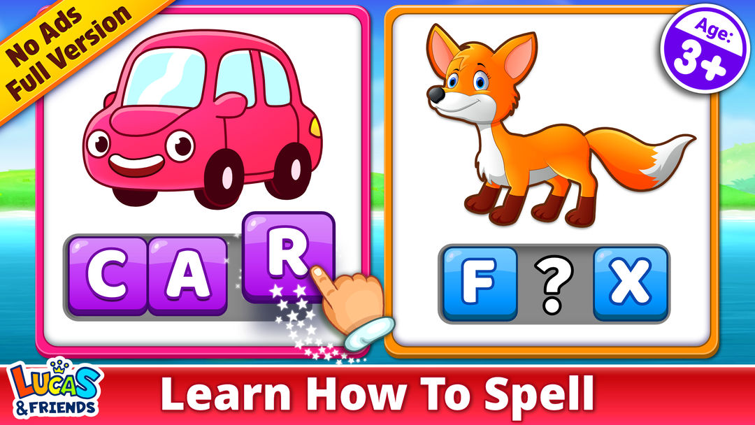 Screenshot of Spelling & Phonics: Kids Games