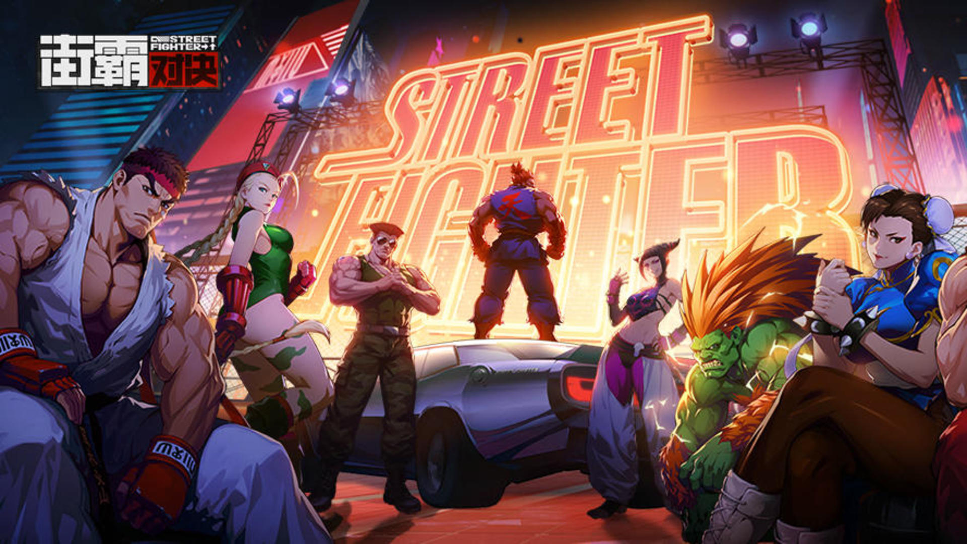 Banner of Street Fighter- Duel 