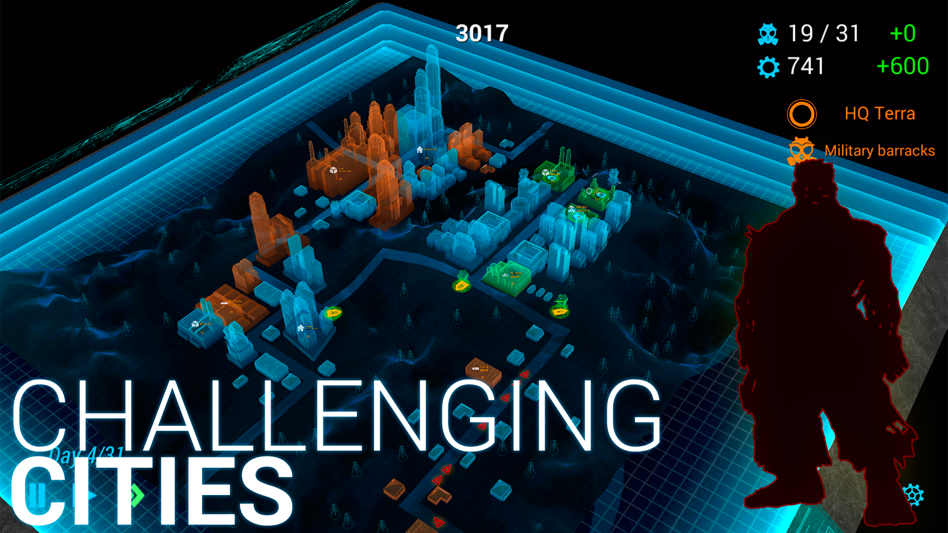 Zombie City Defense ゲームのスクリーンショット