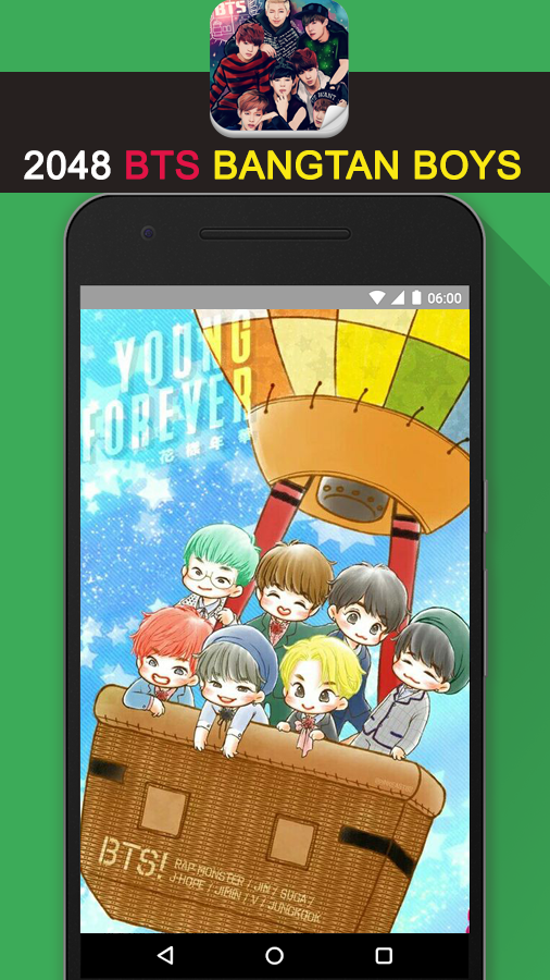 2048 BTS KPop Cute Game 게임 스크린샷