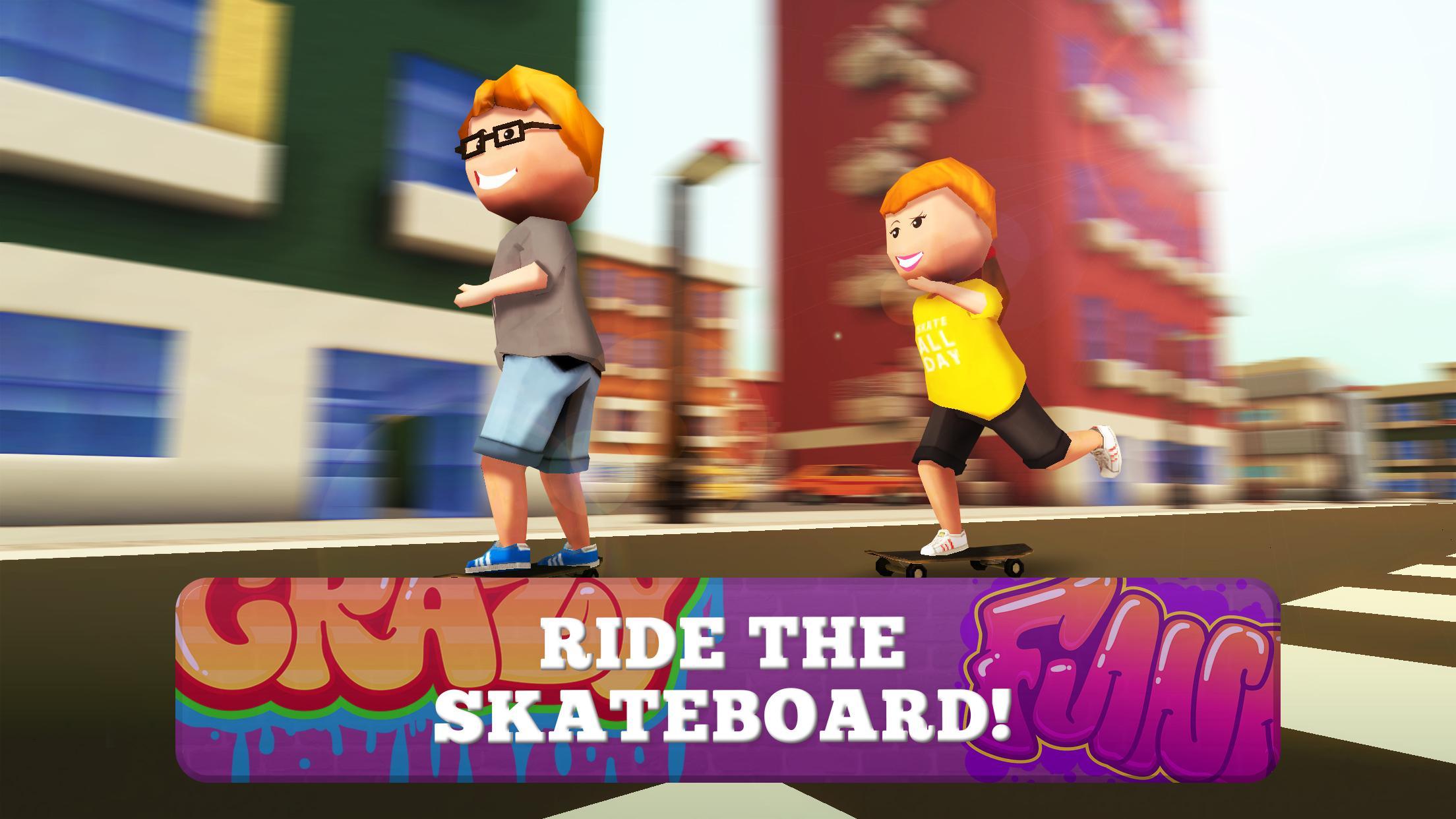 Skate Craft: Pro Skater in City Skateboard Games Game Screenshot