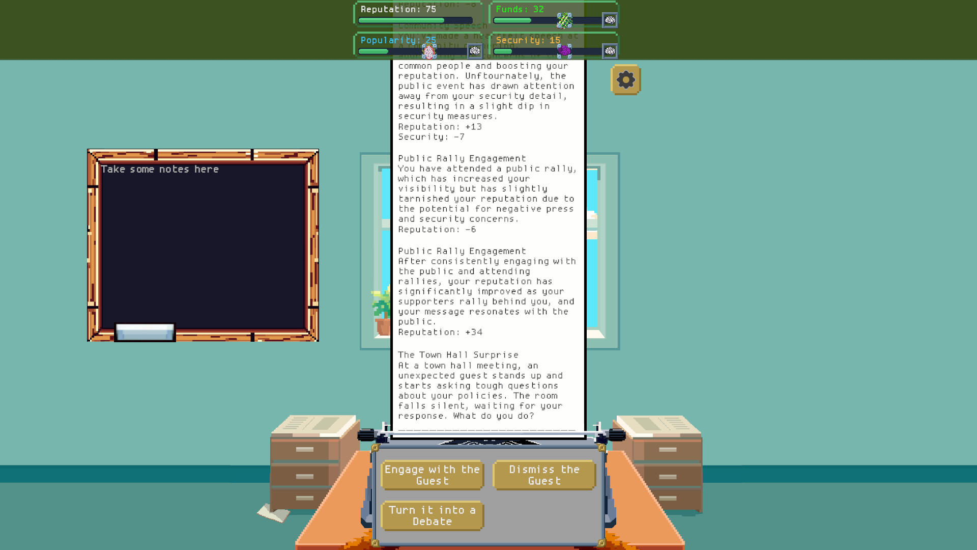 Monkeys & Typewriters! Game Screenshot