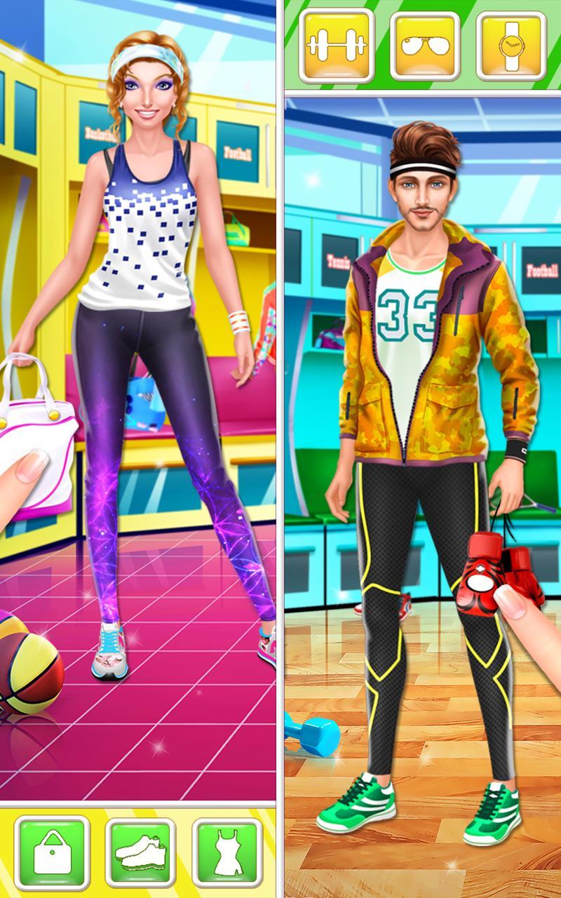 Fashion Beauty Sporty Makeover ゲームのスクリーンショット