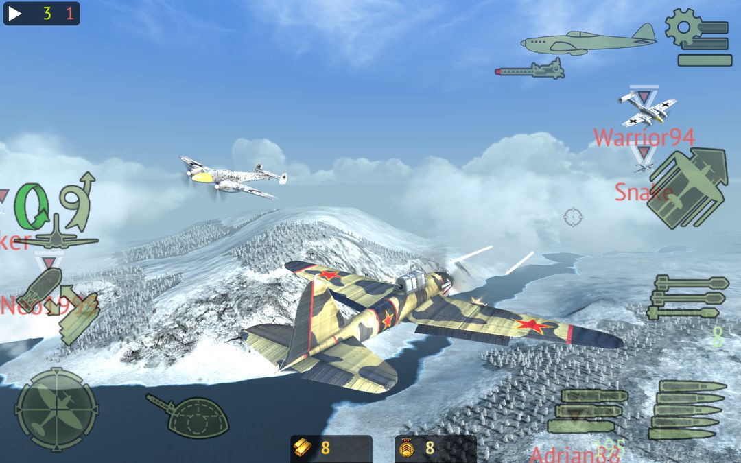 Warplanes: Online Combat ภาพหน้าจอเกม