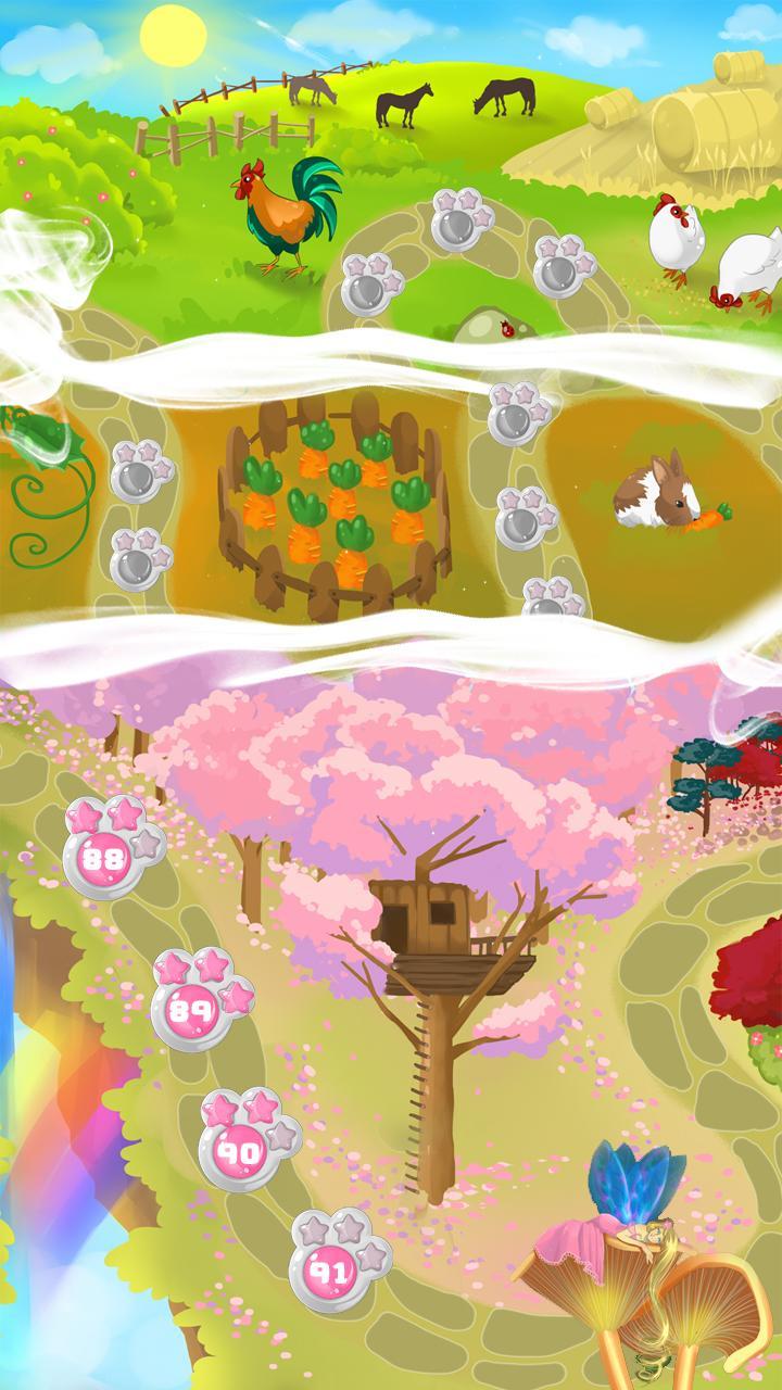 키티 고양이의 모험 : 매치 3 게임 스크린샷