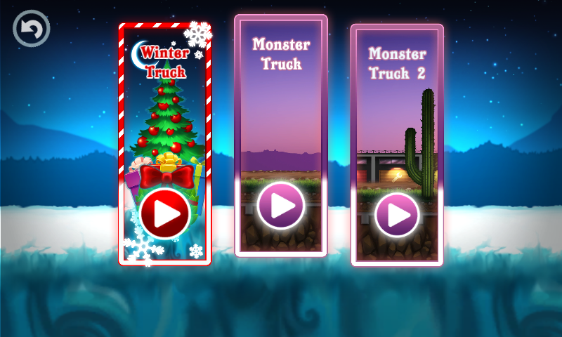 Cuplikan Layar Game Monster Truck Winter Racing