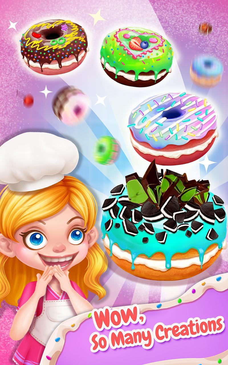 Sweet Donut Cake Maker Game Screenshot