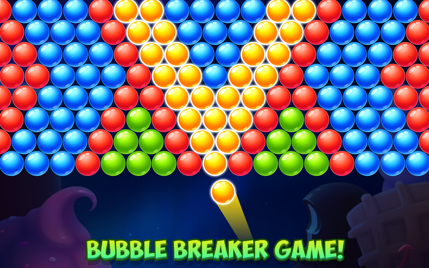 Tasty Winter - Bubble Pop Game Screenshot