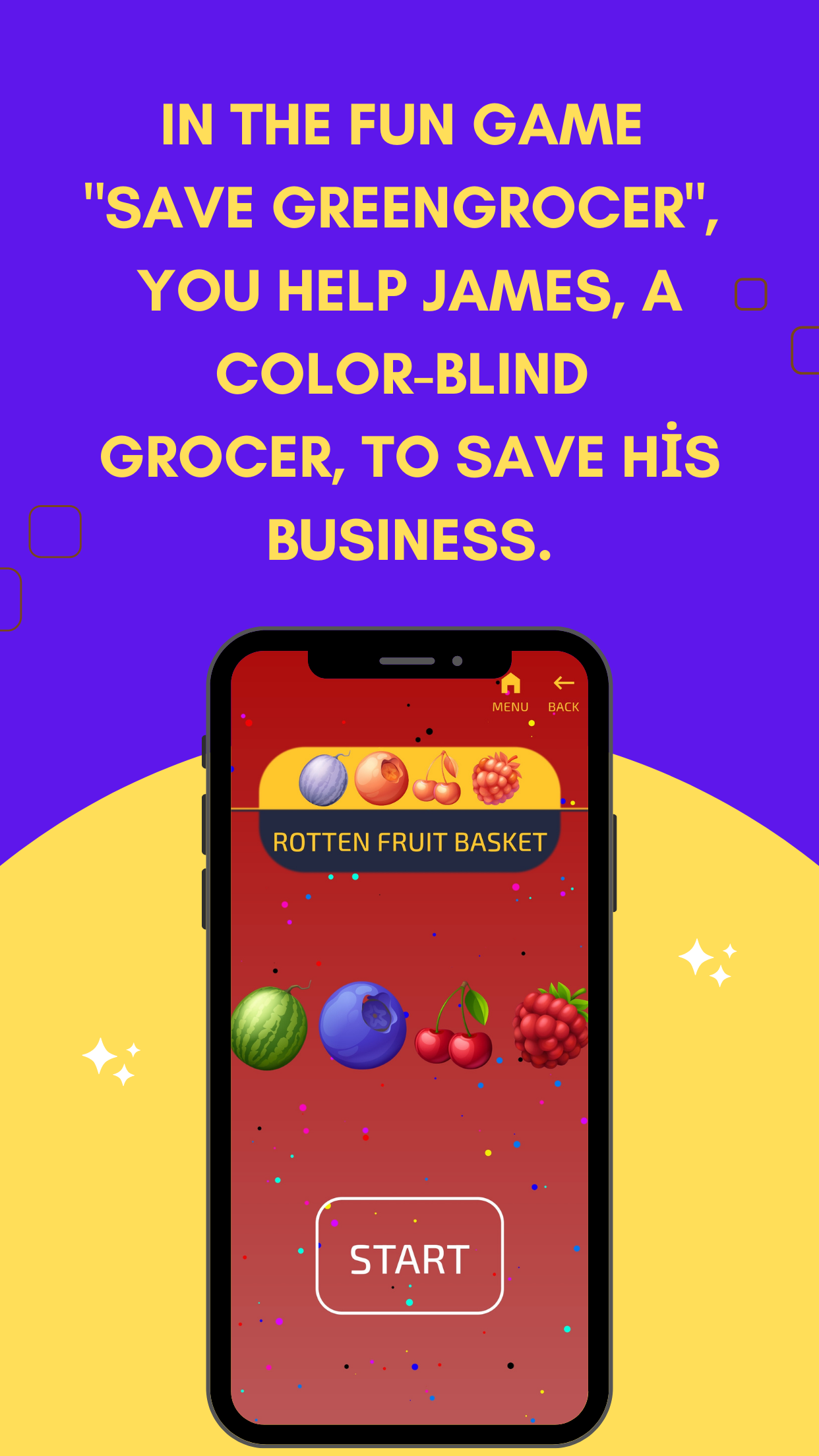 Save Greengrocer Game Screenshot