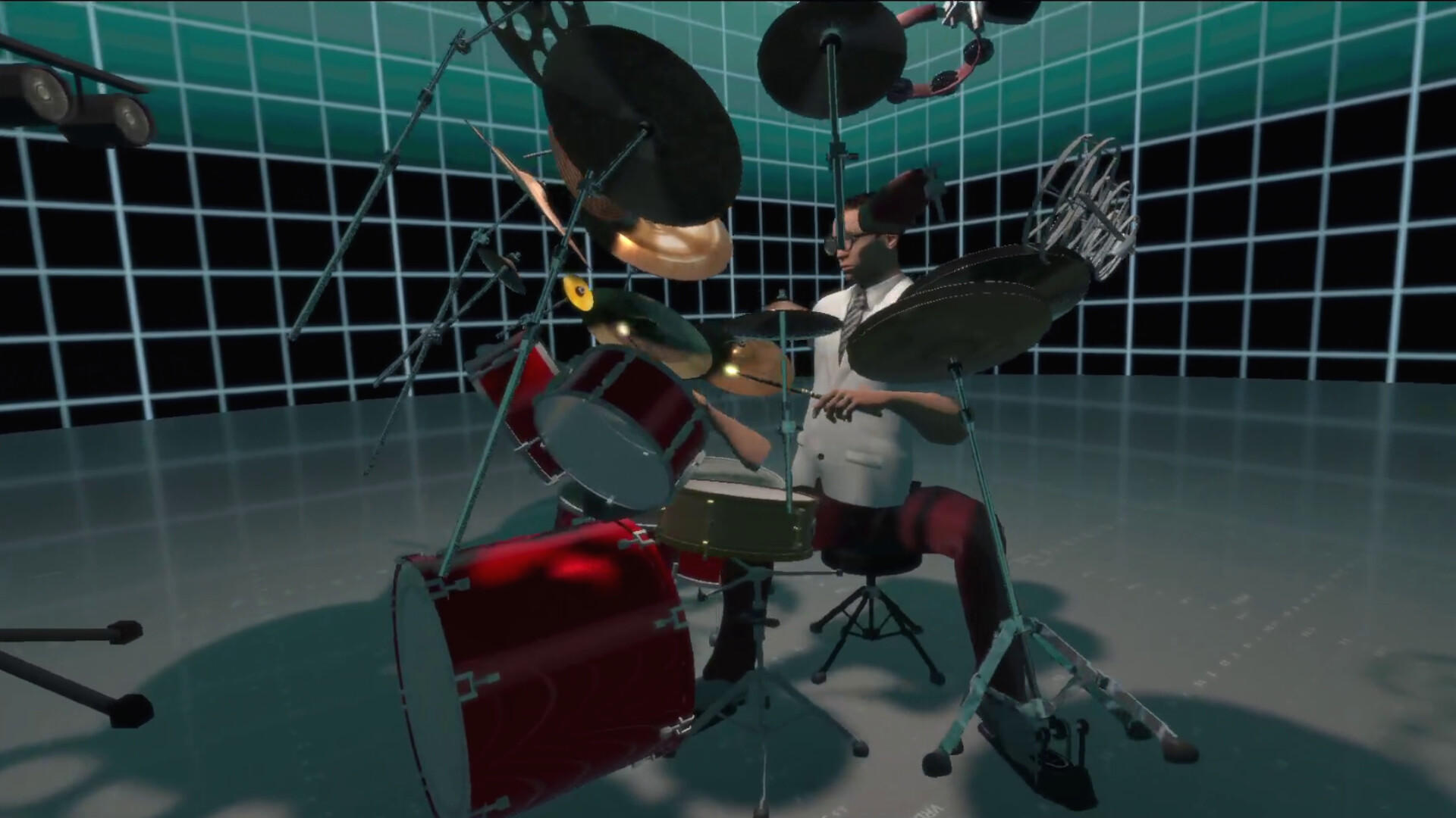 Captura de Tela do Jogo VR Drums Ultimate Streamer