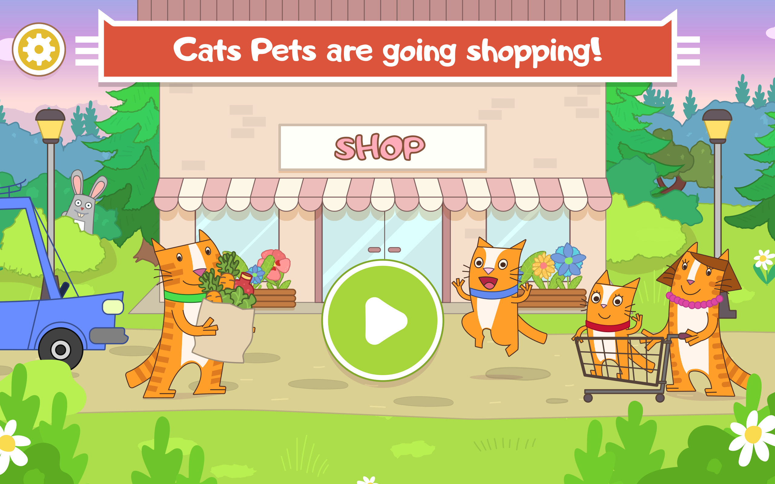 Captura de Tela do Jogo Cats Pets: Store Shopping Games For Boys And Girls