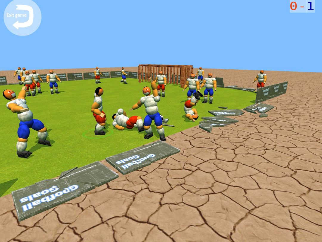 Screenshot of Goofball Goals Soccer Game 3D