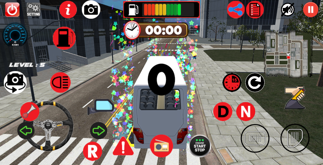 Carlos Bus Parking Simulation Game Screenshot