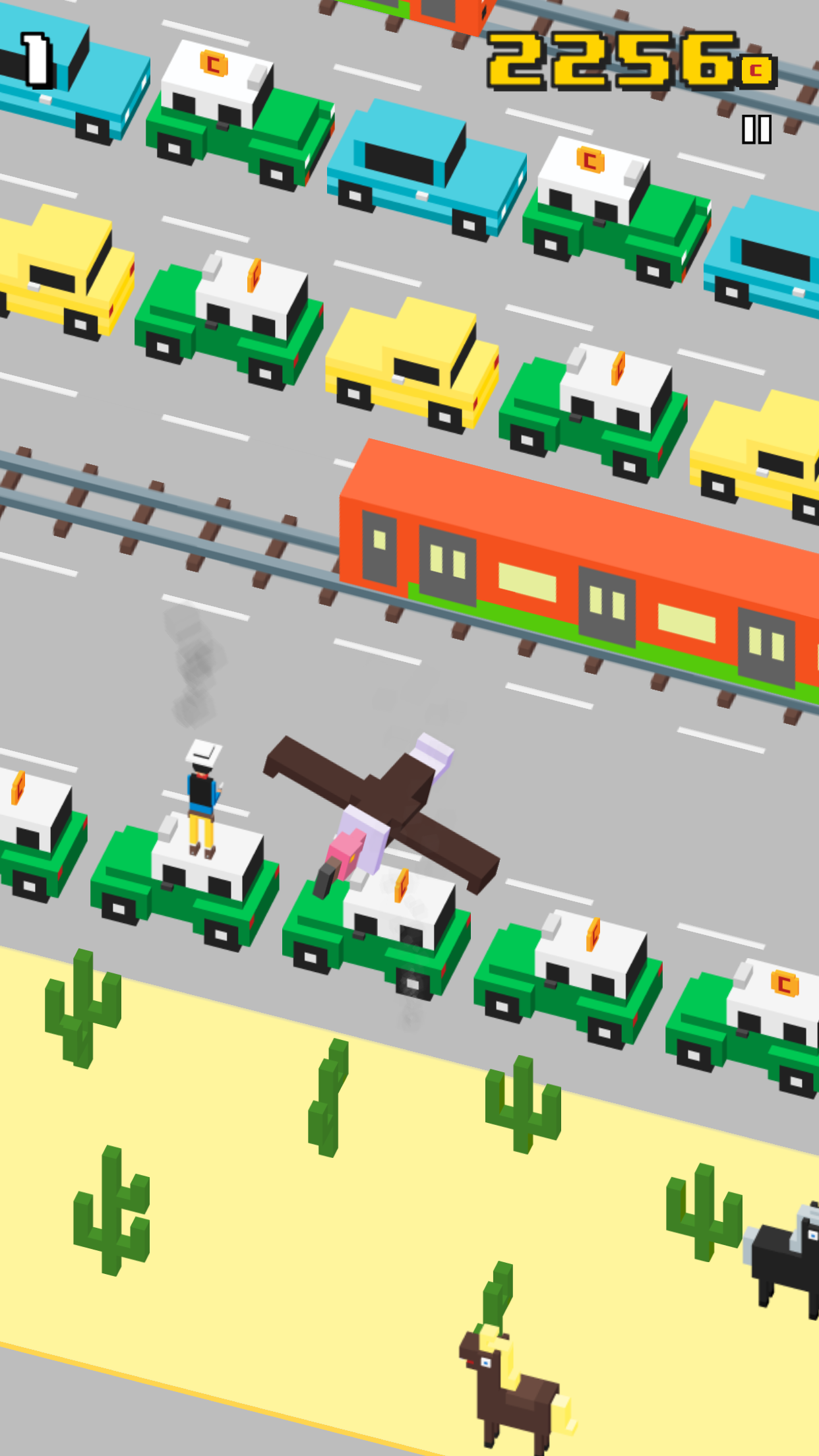 Скриншот игры Taxi Surfer - Endless Arcade Jumper