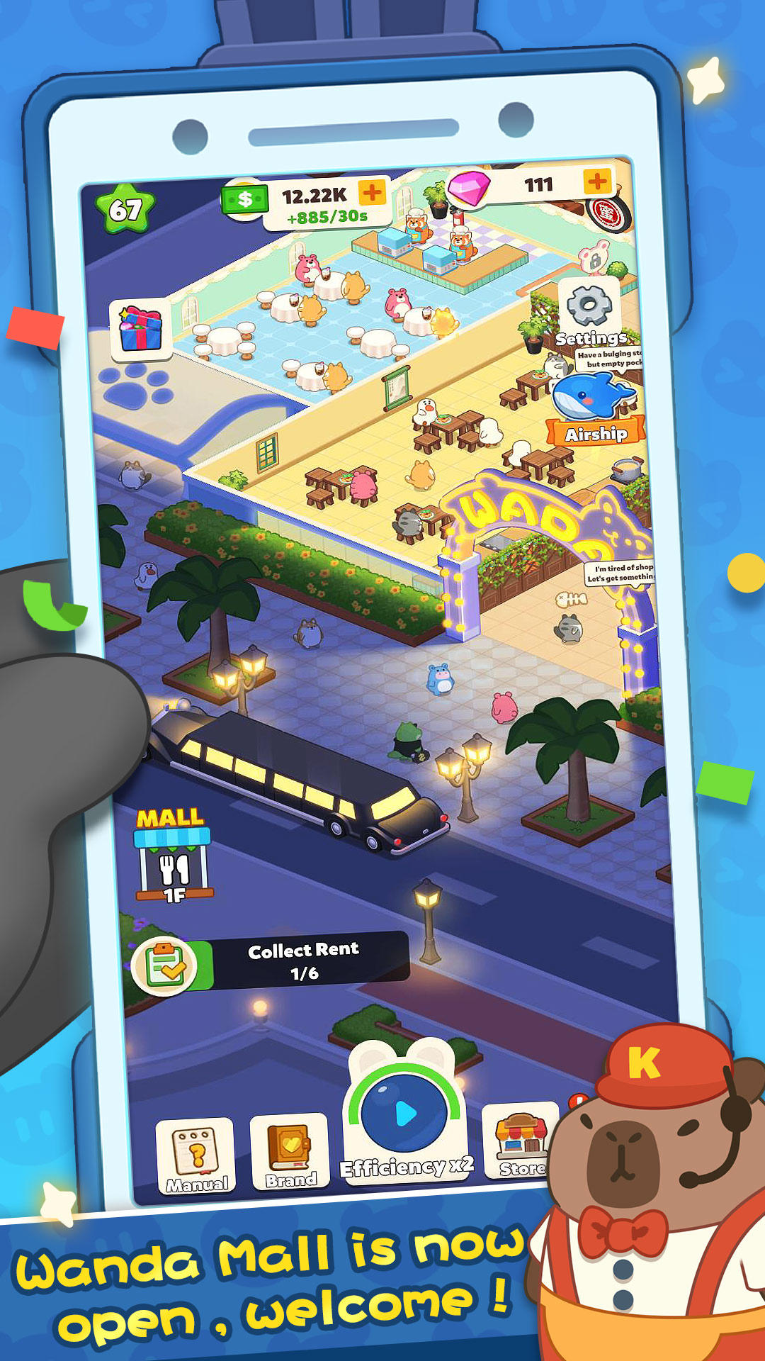 Cuplikan Layar Game Idle Emporium Tycoon - Mall