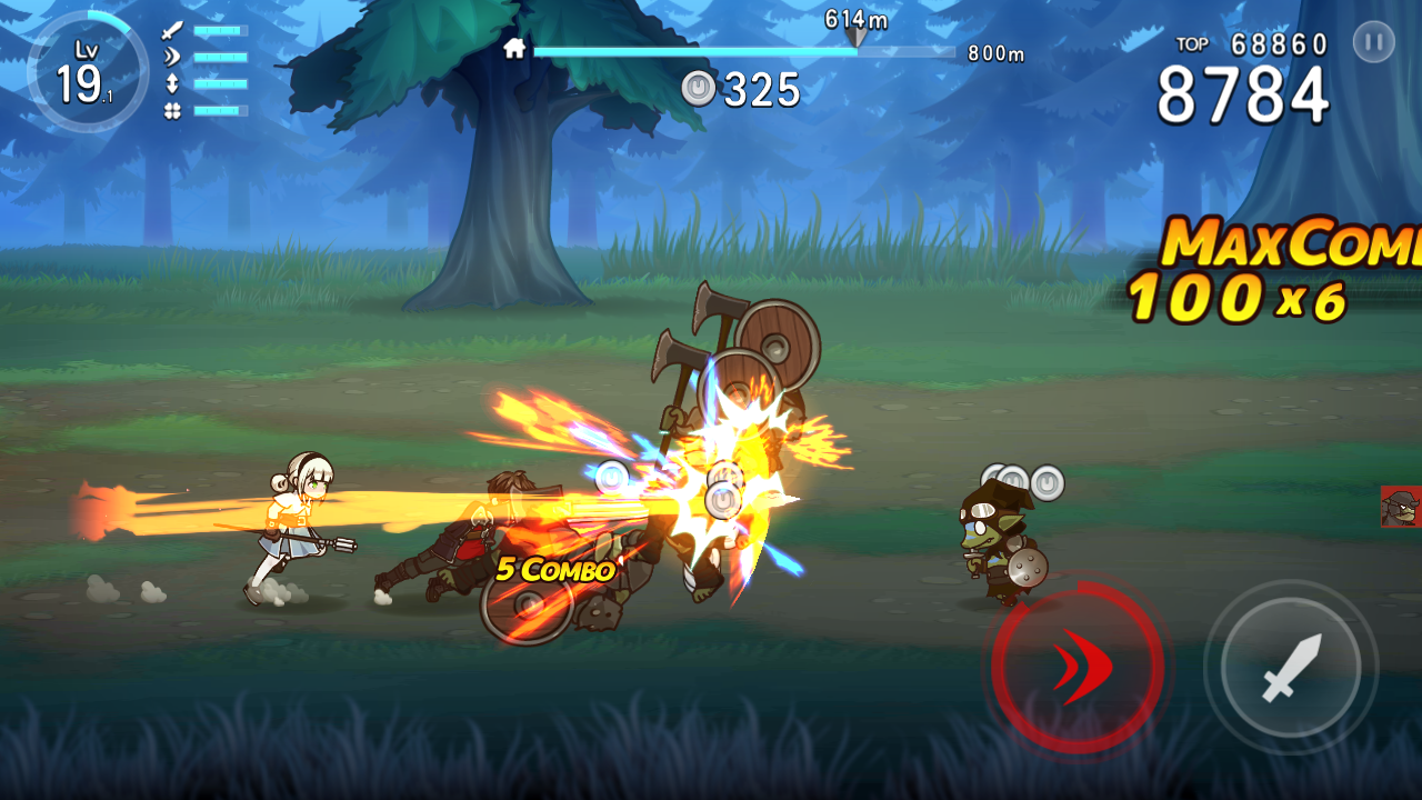 Cuplikan Layar Game FANTASYxRUNNERS R