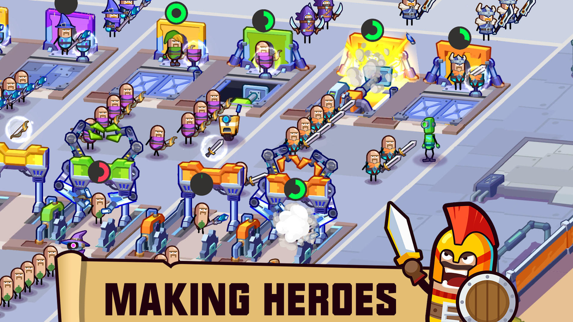Screenshot of Hero Making Tycoon