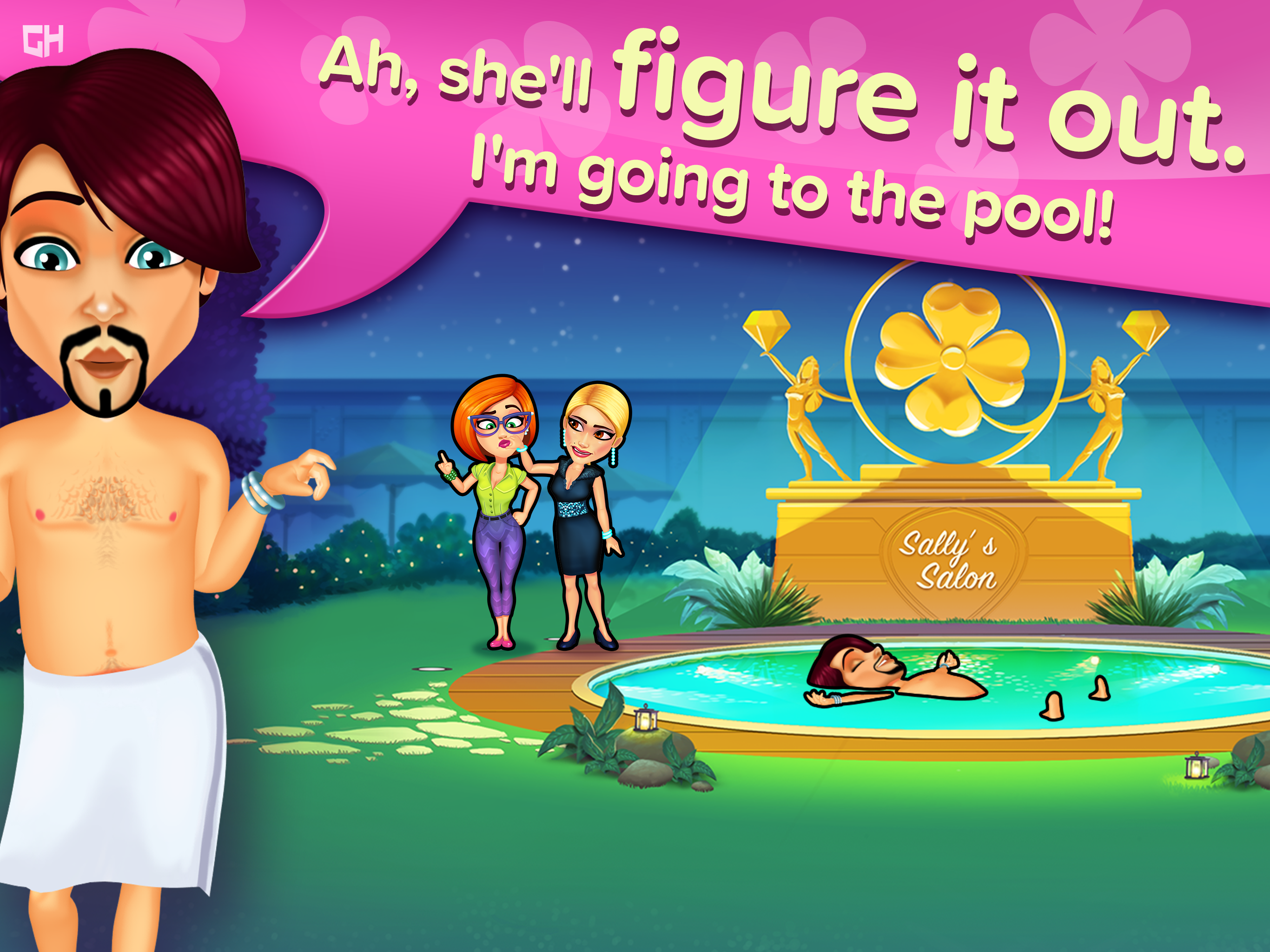 Cuplikan Layar Game Sally's Salon: Hair & Make-Up