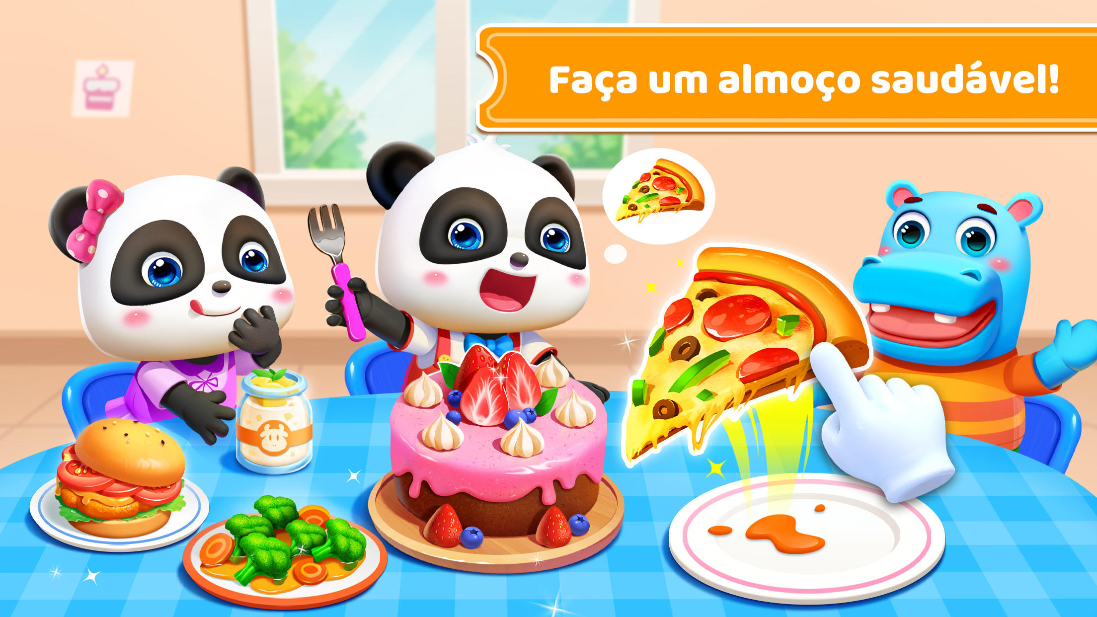 Captura de Tela do Jogo Ônibus Escolar do Bebê Panda