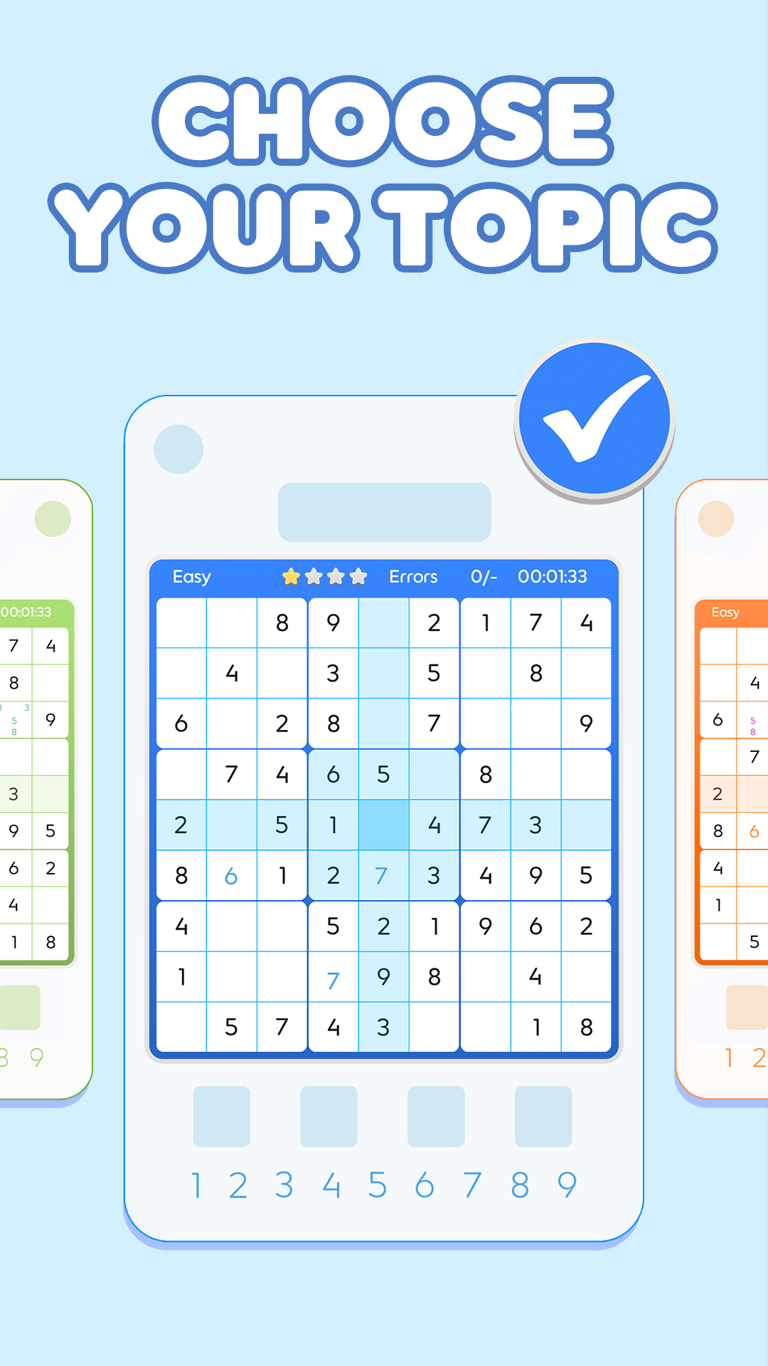 Sudoku Puzzle Number Classic Game Screenshot