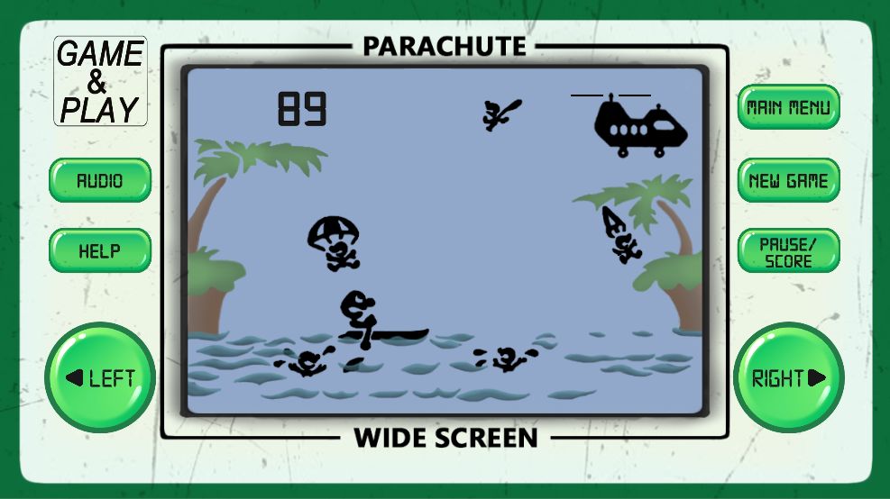 PARACHUTE: 80s arcade games ภาพหน้าจอเกม