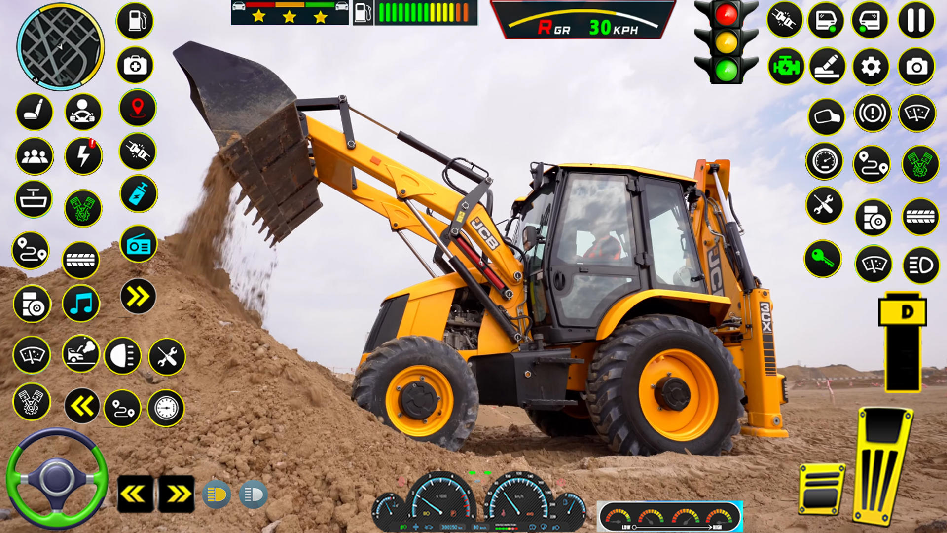 Real Jcb Sand Truck Game Game Screenshot