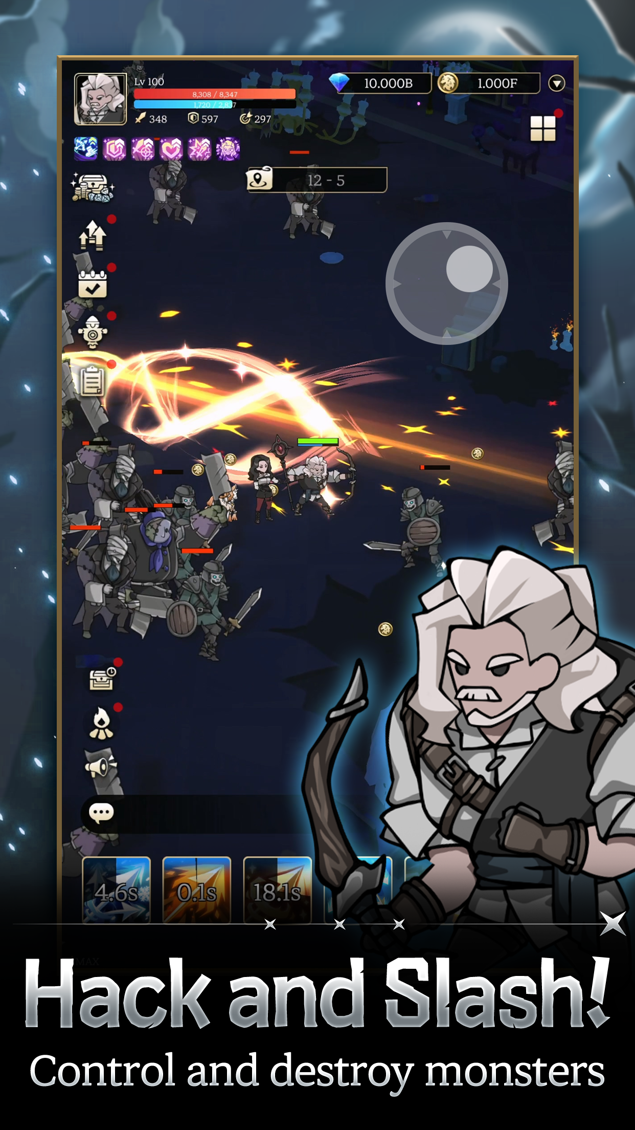 Ash N Veil : Fast Idle Action Game Screenshot
