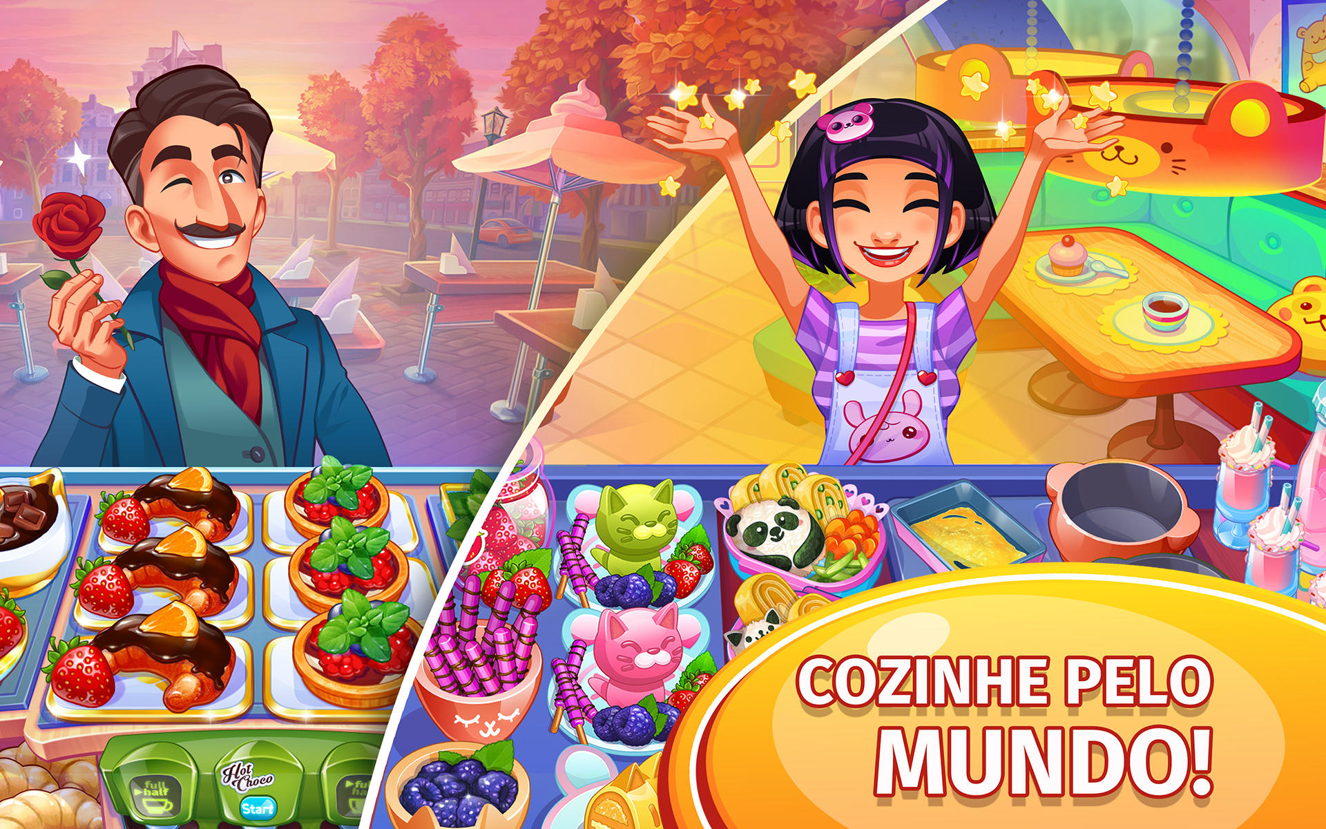 Captura de Tela do Jogo Cooking Craze: Jogo culinário