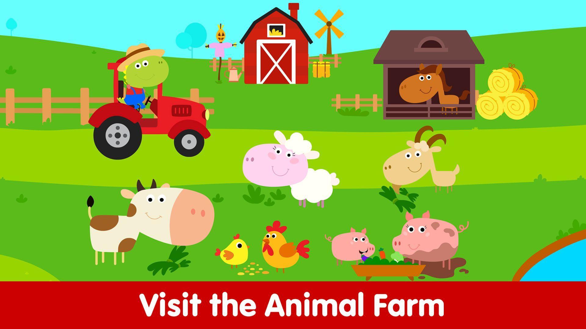 Screenshot 1 of 🐓 Baby Farm ဂိမ်းများ - ကလေးများအတွက် ပျော်စရာ ပဟေဋ္ဌိများ🐓 1.0.4