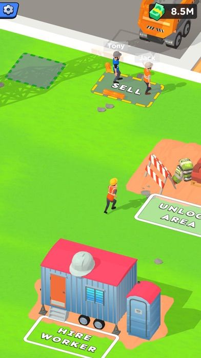 Construction Arcade Game Screenshot