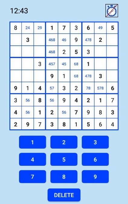 Sudoku for Pros Game Screenshot
