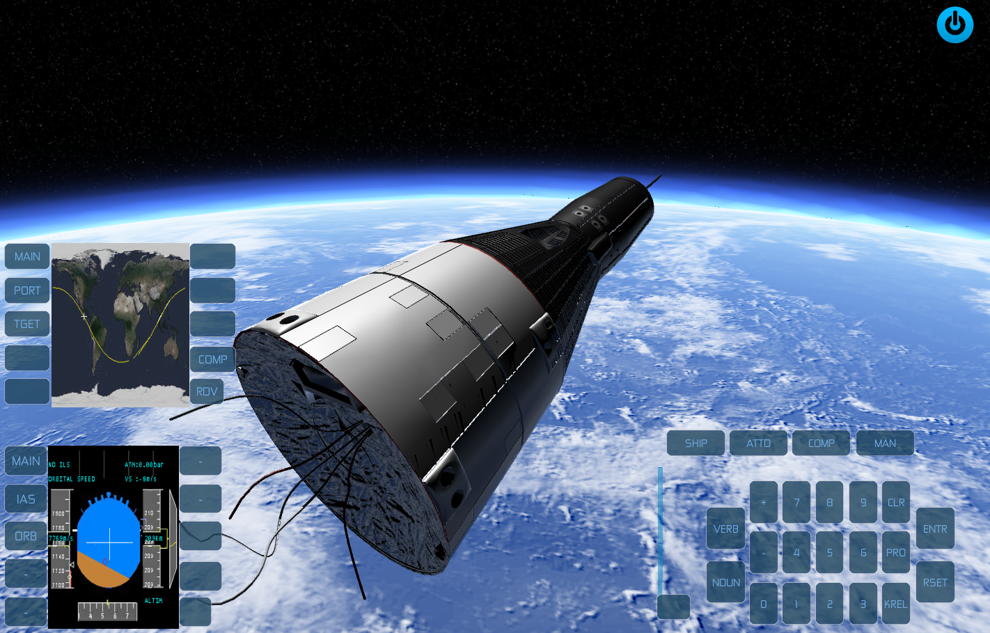 Space Simulator Game Screenshot