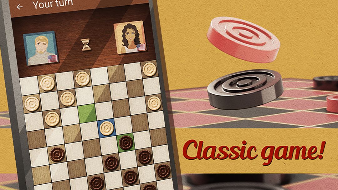 Screenshot of Checkers Online