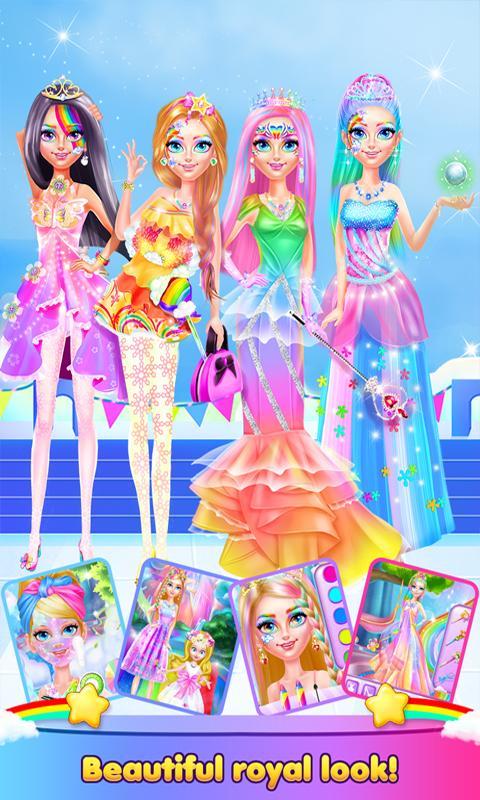 Rainbow Princess Magic Kingdom Game Screenshot