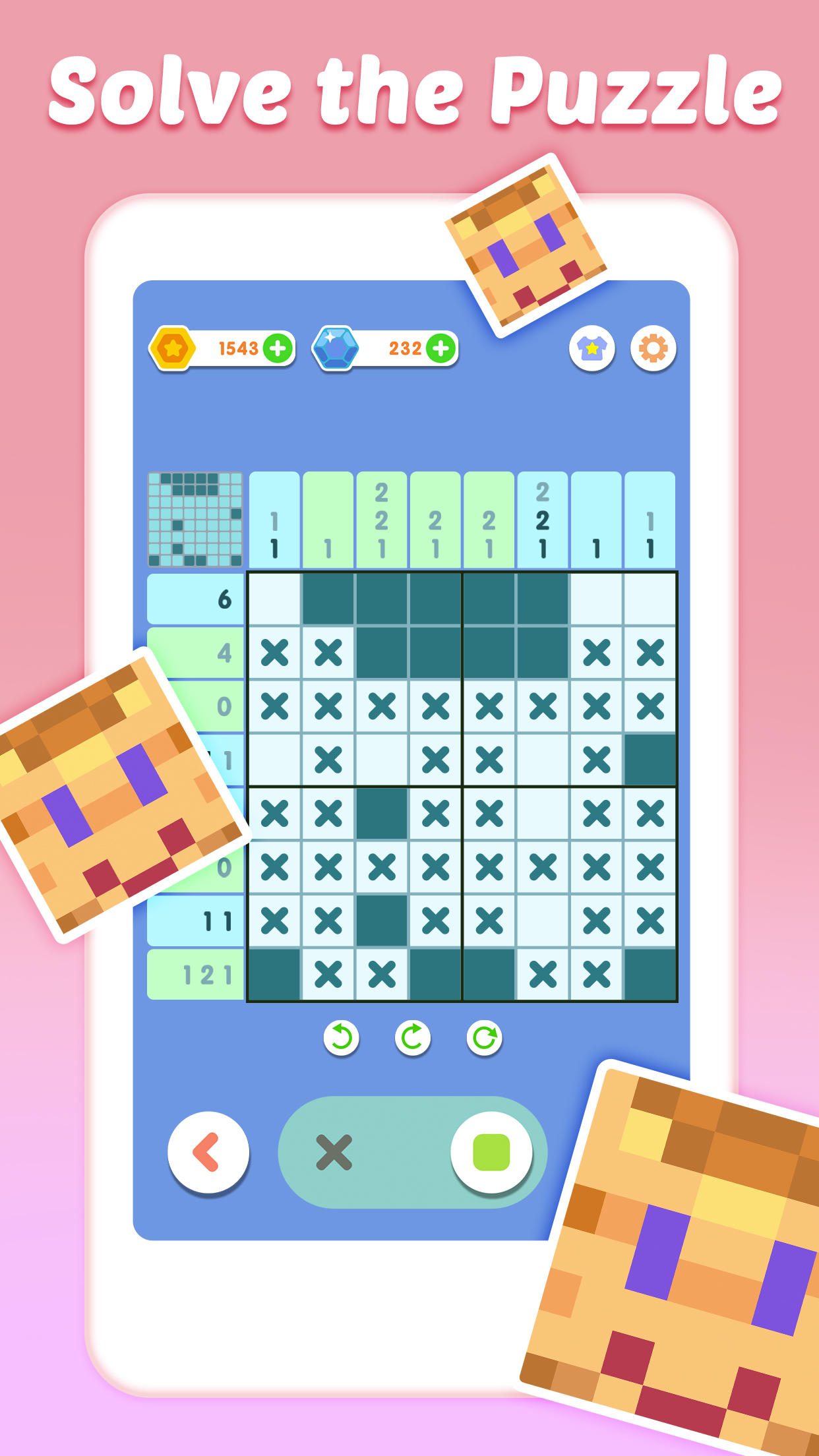 Nonogram Jigsaw-Logic Puzzle Game Screenshot